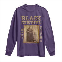 Mary Fields Long Sleeve Shirt Black Cowgirl Pioneer Western Legend Vintage