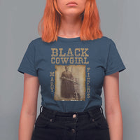 Mary Fields T Shirt For Women Black Cowgirl Pioneer Western Legend Vintage