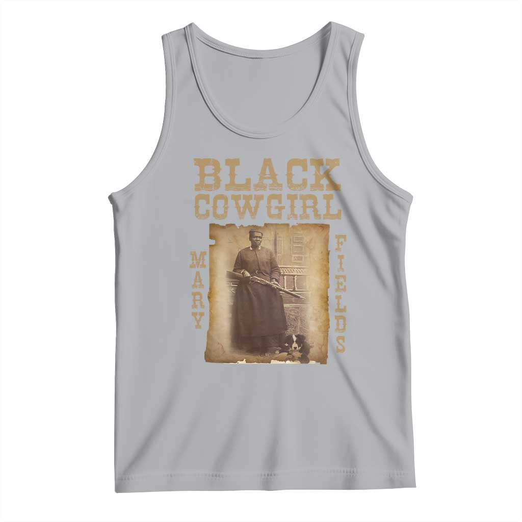Mary Fields Tank Top Black Cowgirl Pioneer Western Legend Vintage