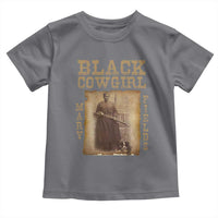 Mary Fields Toddler T Shirt Black Cowgirl Pioneer Western Legend Vintage