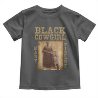 Mary Fields Toddler T Shirt Black Cowgirl Pioneer Western Legend Vintage