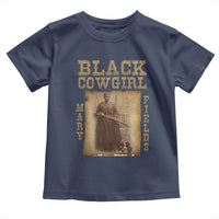 Mary Fields Toddler T Shirt Black Cowgirl Pioneer Western Legend Vintage