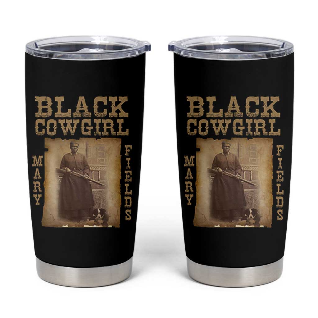 Mary Fields Tumbler Cup Black Cowgirl Pioneer Western Legend Vintage