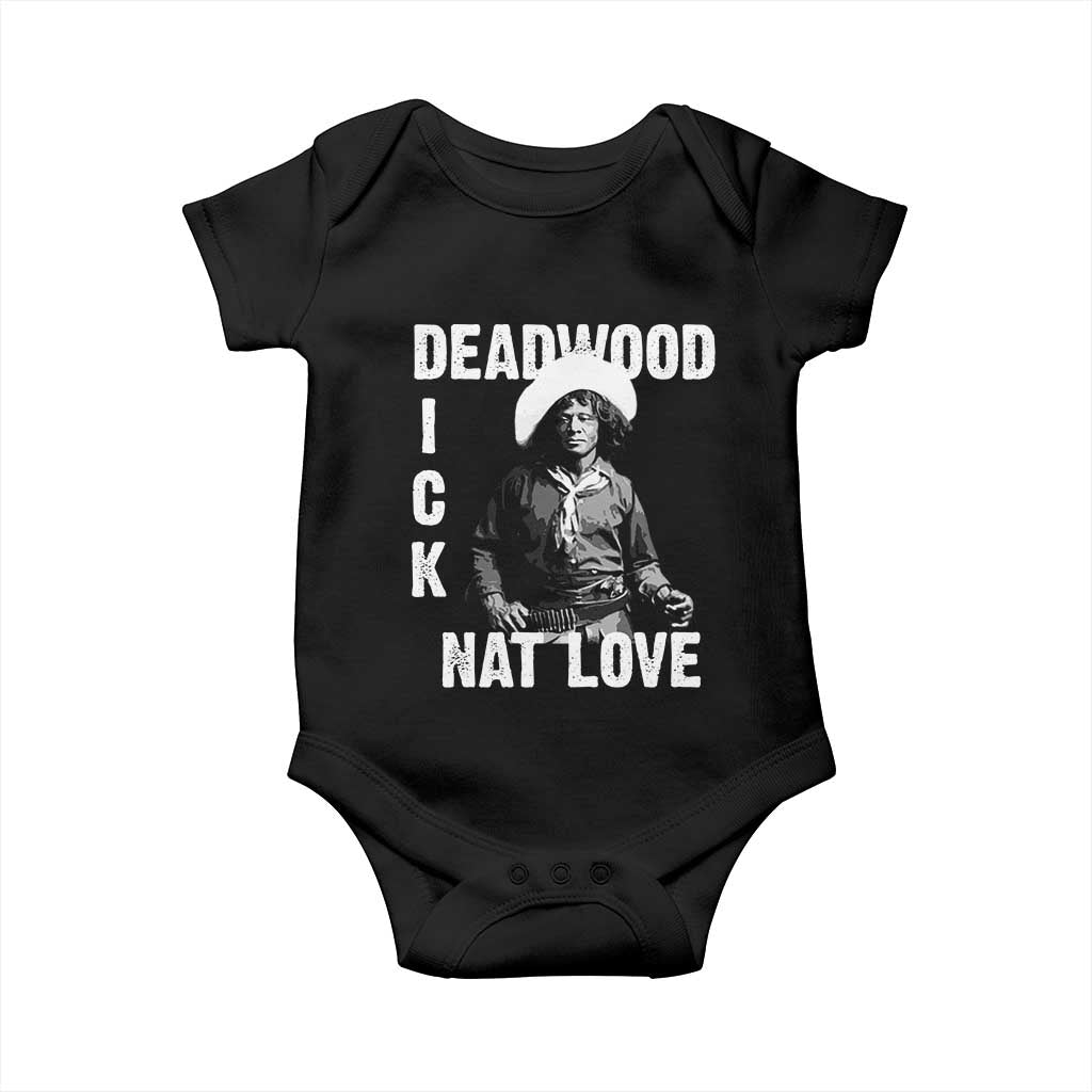 Nat Love Baby Onesie Deadwood Dick Black Cowboy Western Legend Vintage