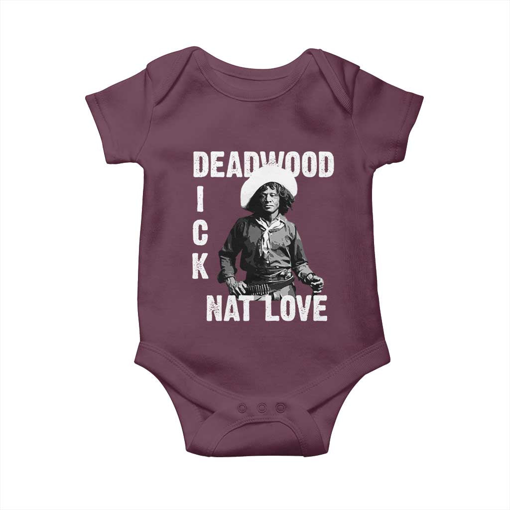 Nat Love Baby Onesie Deadwood Dick Black Cowboy Western Legend Vintage