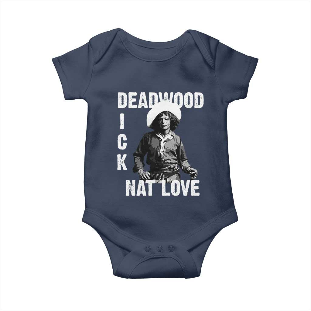 Nat Love Baby Onesie Deadwood Dick Black Cowboy Western Legend Vintage