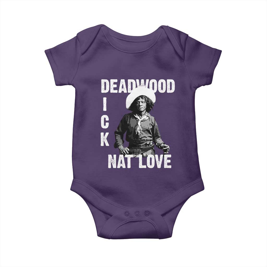 Nat Love Baby Onesie Deadwood Dick Black Cowboy Western Legend Vintage
