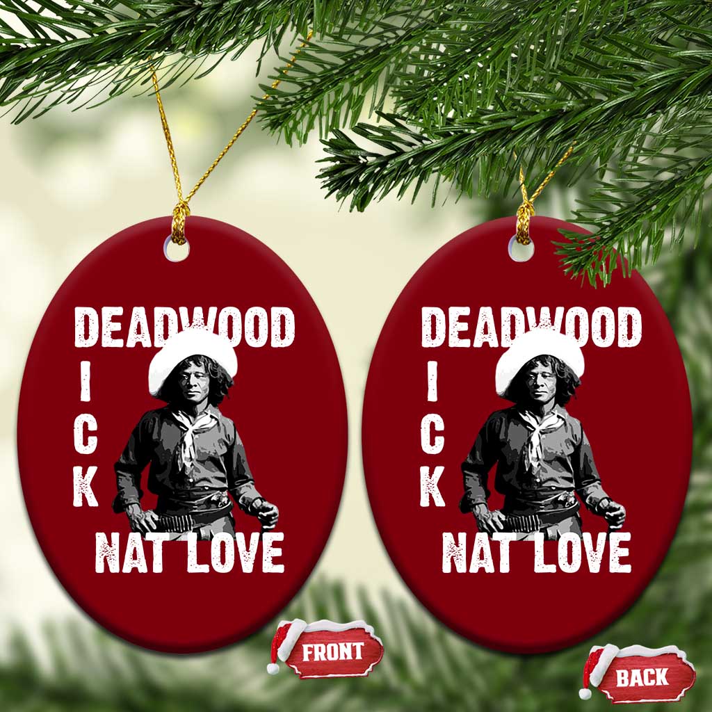 Nat Love Ceramic Ornament Deadwood Dick Black Cowboy Western Legend Vintage - Wonder Print Shop