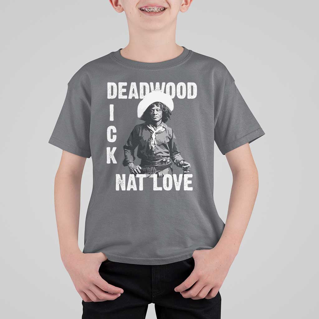 Nat Love T Shirt For Kid Deadwood Dick Black Cowboy Western Legend Vintage