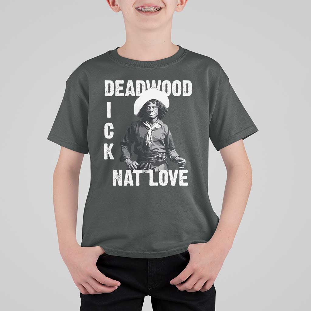 Nat Love T Shirt For Kid Deadwood Dick Black Cowboy Western Legend Vintage