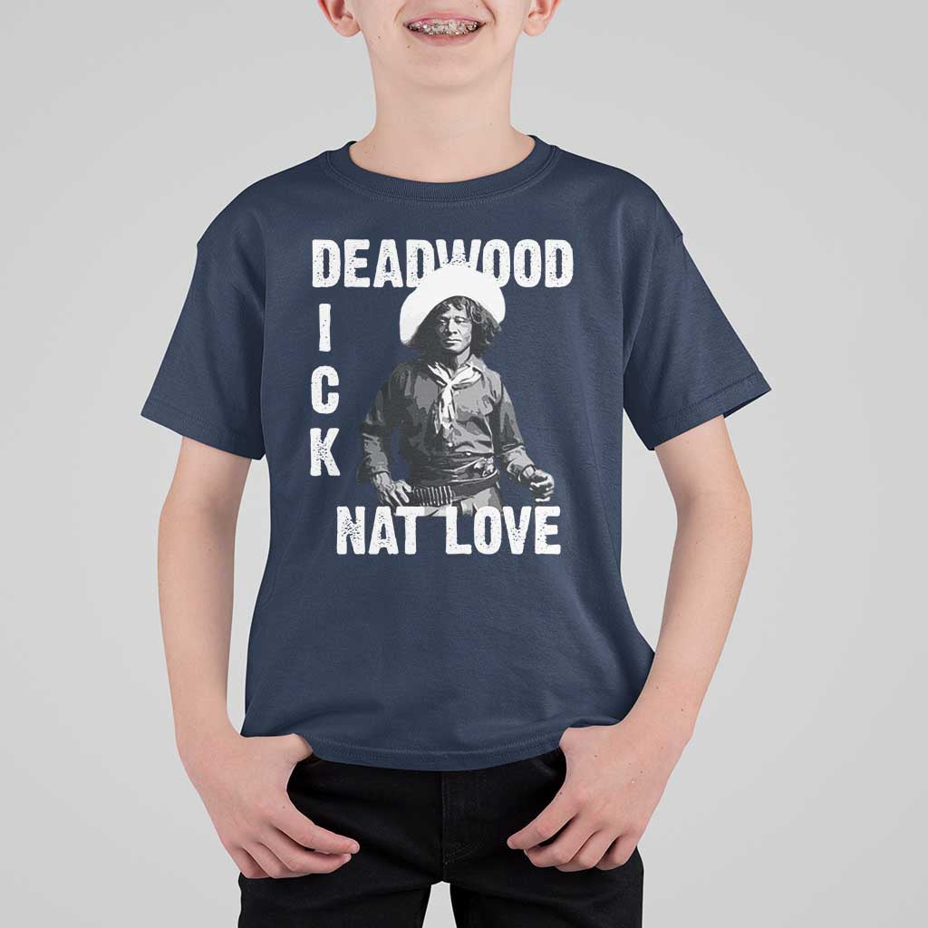 Nat Love T Shirt For Kid Deadwood Dick Black Cowboy Western Legend Vintage