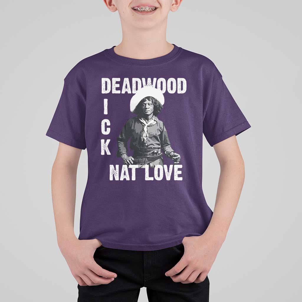 Nat Love T Shirt For Kid Deadwood Dick Black Cowboy Western Legend Vintage