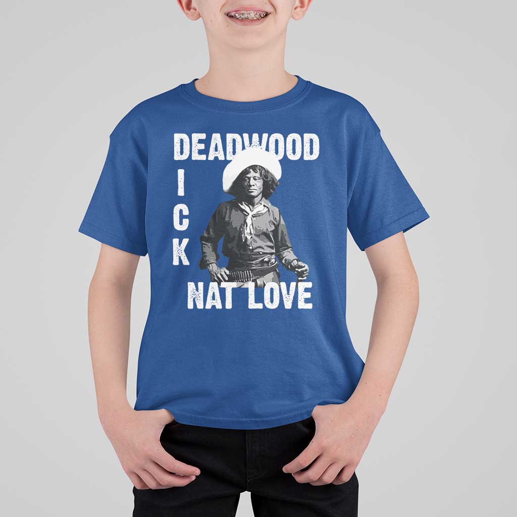 Nat Love T Shirt For Kid Deadwood Dick Black Cowboy Western Legend Vintage