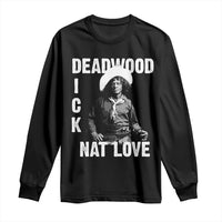 Nat Love Long Sleeve Shirt Deadwood Dick Black Cowboy Western Legend Vintage