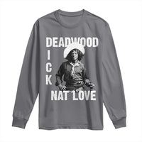 Nat Love Long Sleeve Shirt Deadwood Dick Black Cowboy Western Legend Vintage
