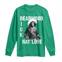 Nat Love Long Sleeve Shirt Deadwood Dick Black Cowboy Western Legend Vintage