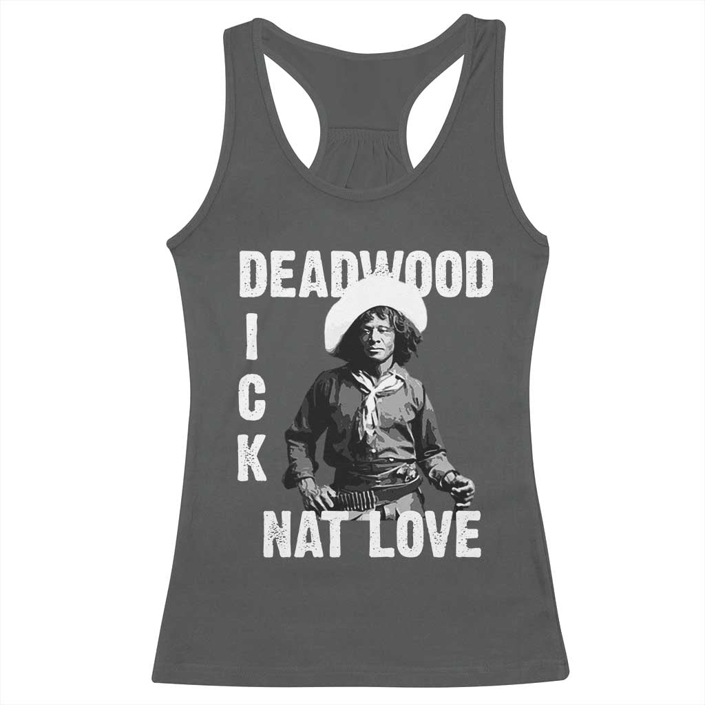 Nat Love Racerback Tank Top Deadwood Dick Black Cowboy Western Legend Vintage
