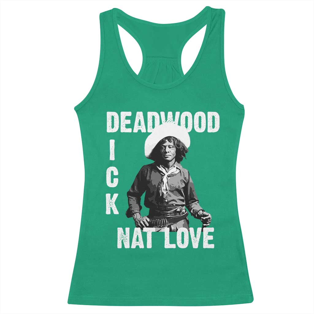 Nat Love Racerback Tank Top Deadwood Dick Black Cowboy Western Legend Vintage