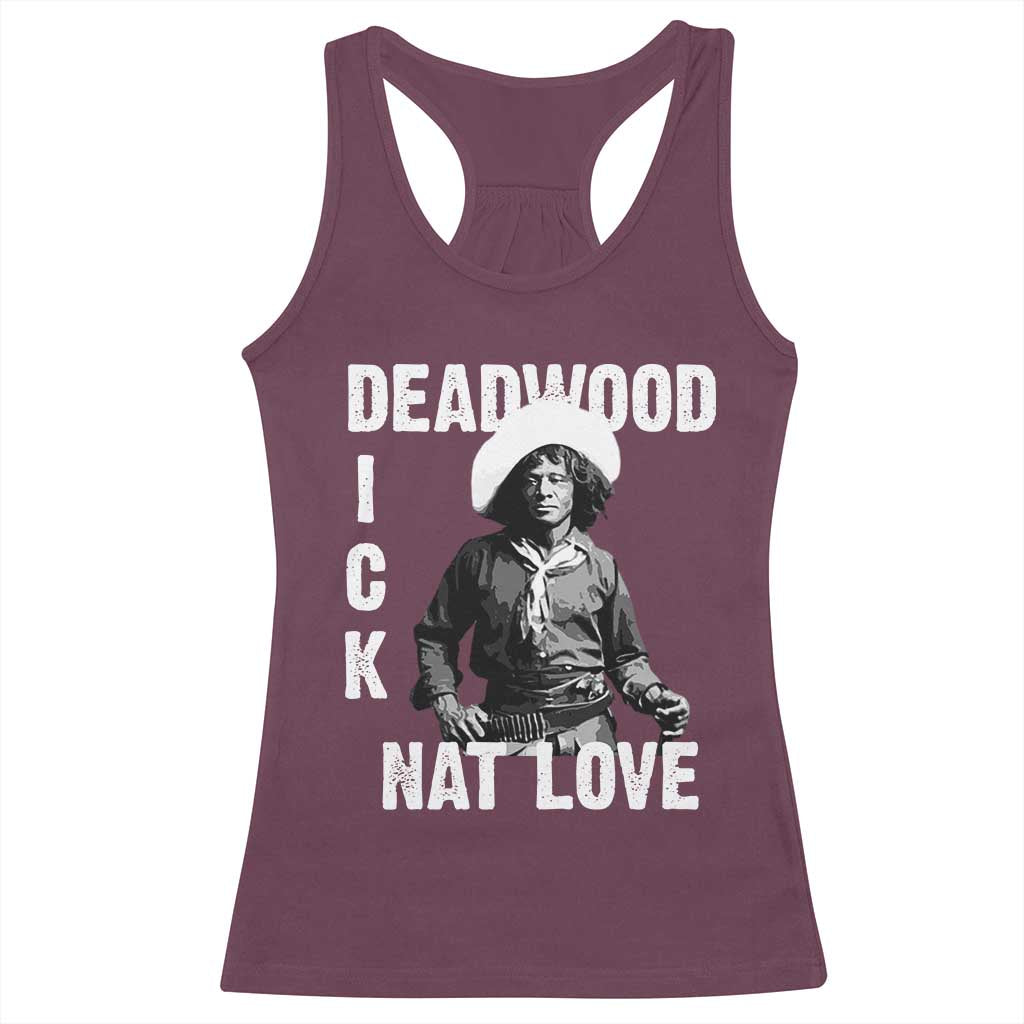 Nat Love Racerback Tank Top Deadwood Dick Black Cowboy Western Legend Vintage