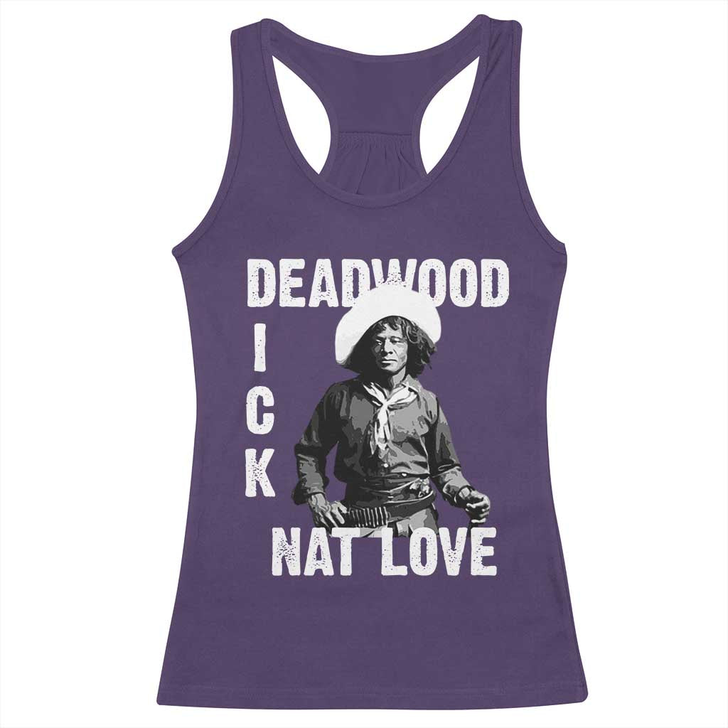 Nat Love Racerback Tank Top Deadwood Dick Black Cowboy Western Legend Vintage