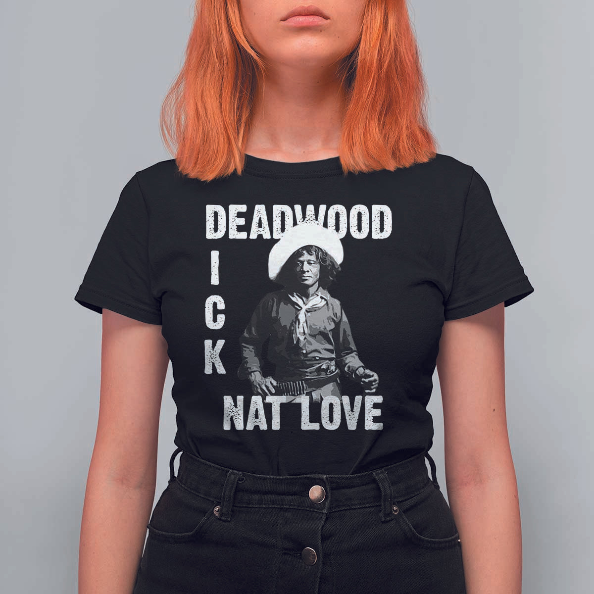 Nat Love T Shirt For Women Deadwood Dick Black Cowboy Western Legend Vintage