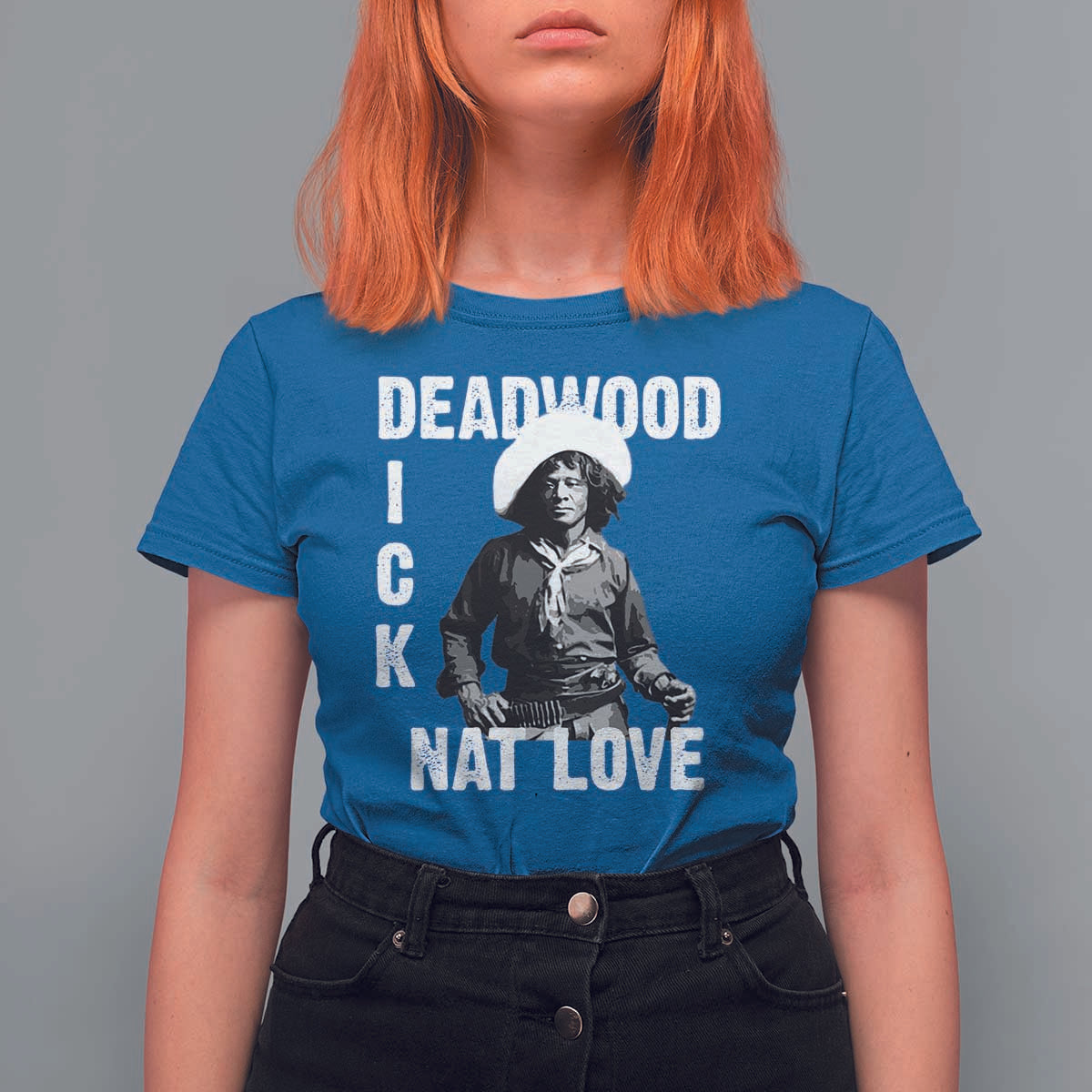 Nat Love T Shirt For Women Deadwood Dick Black Cowboy Western Legend Vintage