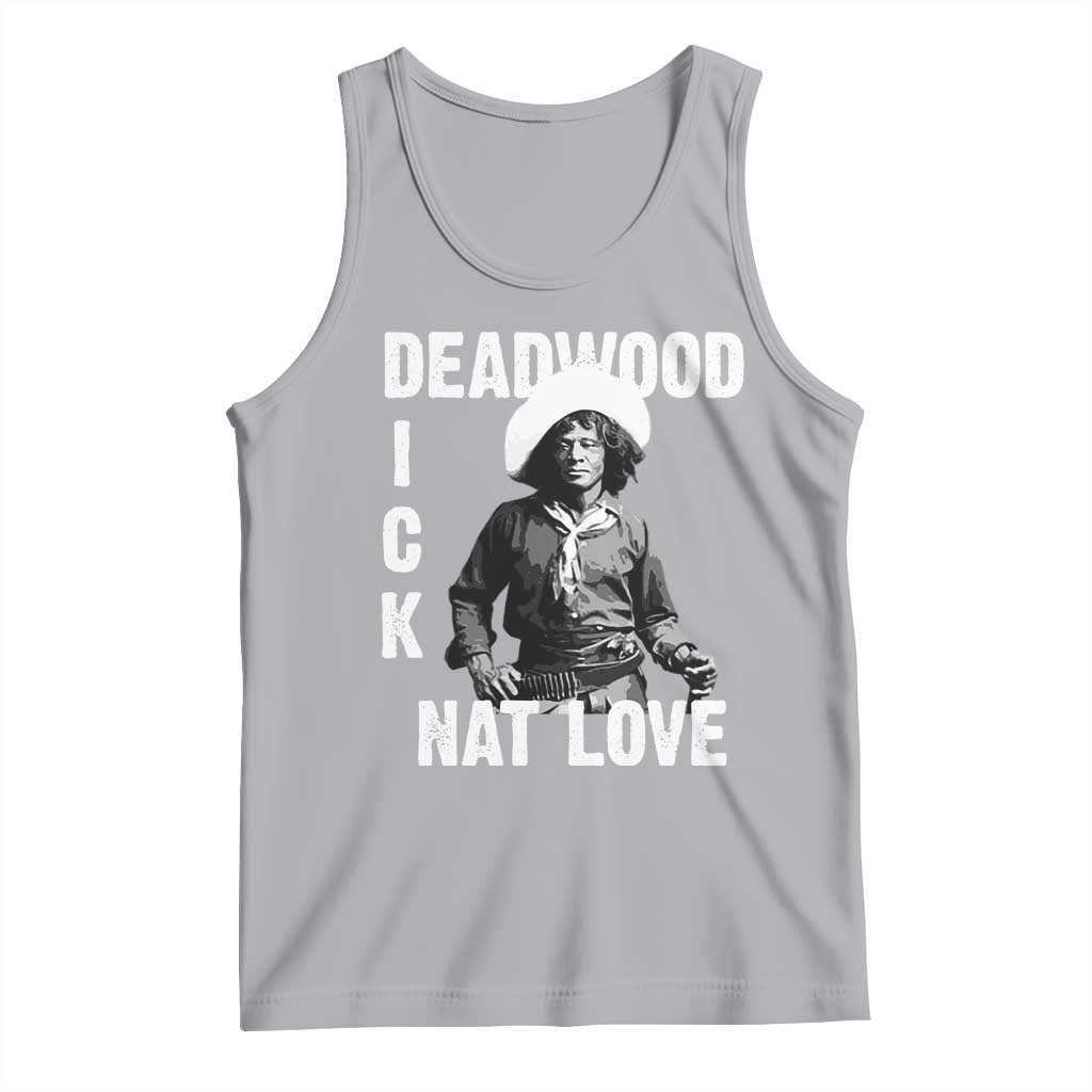 Nat Love Tank Top Deadwood Dick Black Cowboy Western Legend Vintage