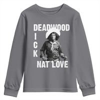 Nat Love Youth Sweatshirt Deadwood Dick Black Cowboy Western Legend Vintage
