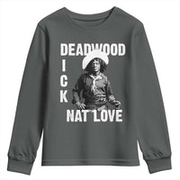Nat Love Youth Sweatshirt Deadwood Dick Black Cowboy Western Legend Vintage