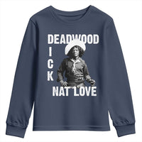 Nat Love Youth Sweatshirt Deadwood Dick Black Cowboy Western Legend Vintage
