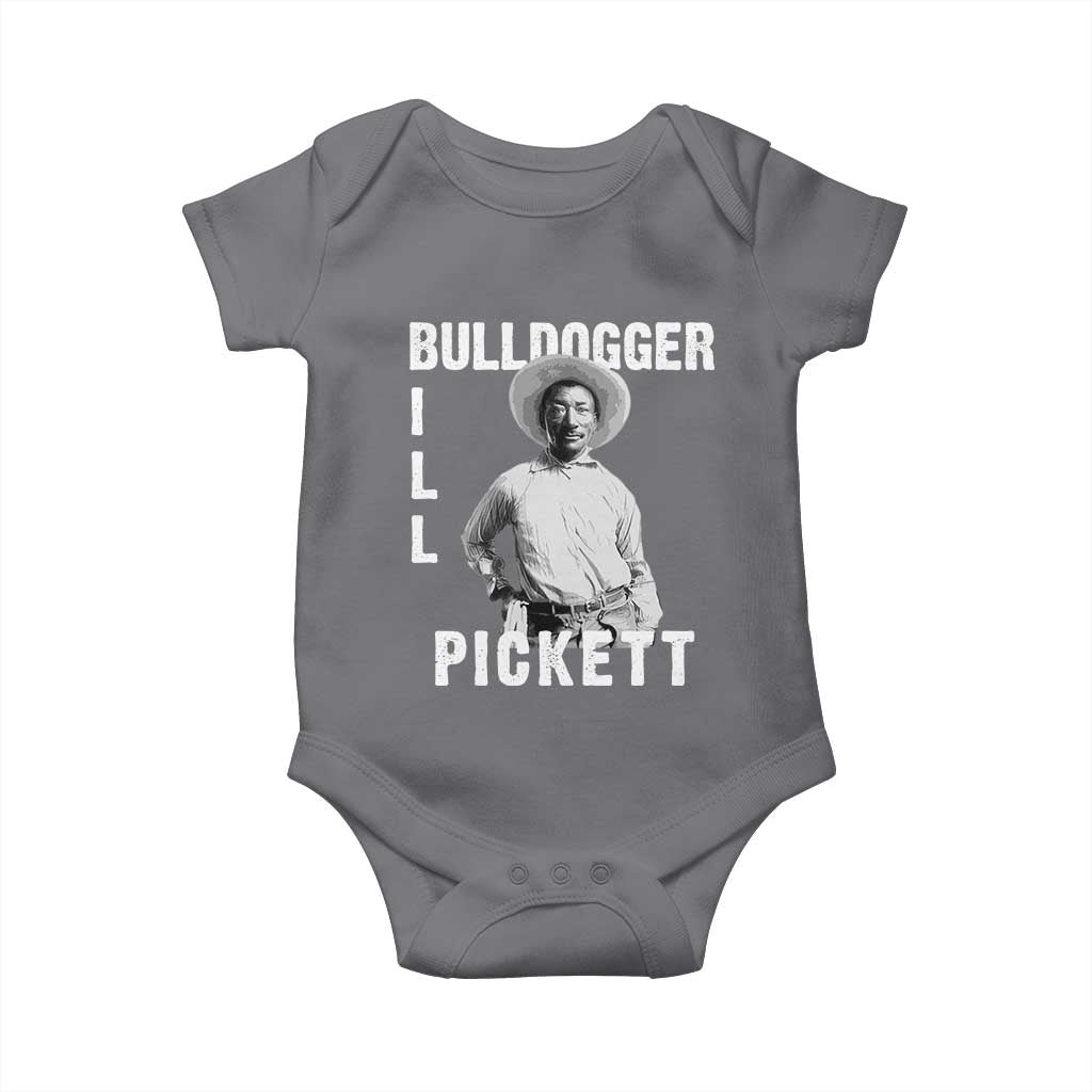 Bill Pickett Baby Onesie Bulldogger Black Cowboy Western Legend Vintage