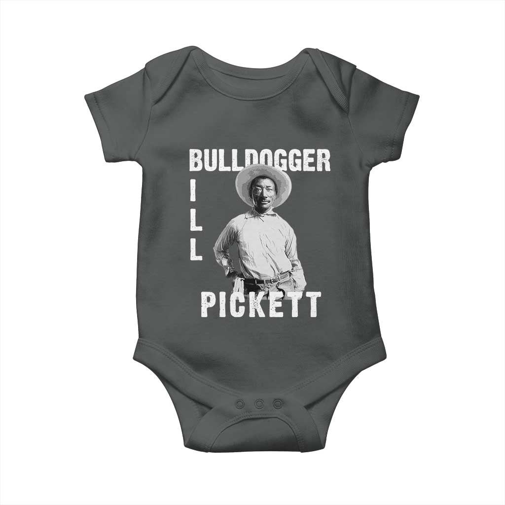 Bill Pickett Baby Onesie Bulldogger Black Cowboy Western Legend Vintage