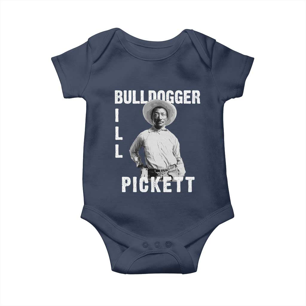 Bill Pickett Baby Onesie Bulldogger Black Cowboy Western Legend Vintage