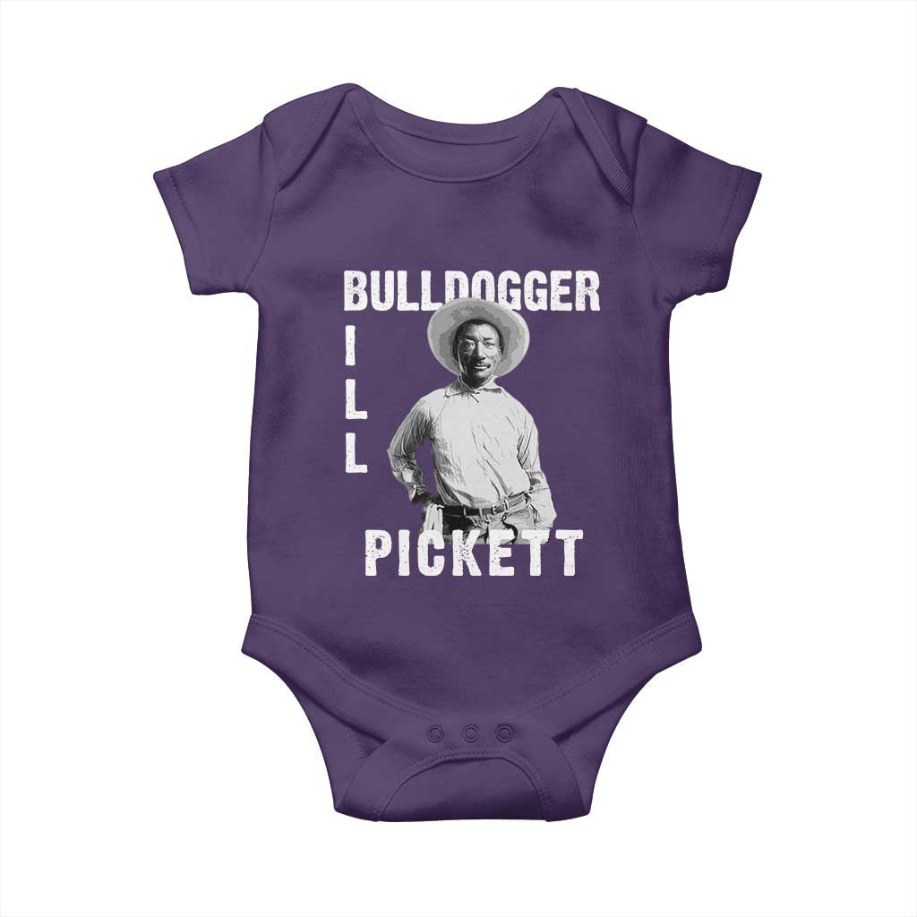 Bill Pickett Baby Onesie Bulldogger Black Cowboy Western Legend Vintage