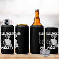 Bill Pickett 4 in 1 Can Cooler Tumbler Bulldogger Black Cowboy Western Legend Vintage
