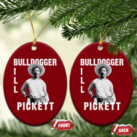 Bill Pickett Ceramic Ornament Bulldogger Black Cowboy Western Legend Vintage - Wonder Print Shop