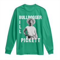 Bill Pickett Long Sleeve Shirt Bulldogger Black Cowboy Western Legend Vintage