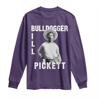 Bill Pickett Long Sleeve Shirt Bulldogger Black Cowboy Western Legend Vintage