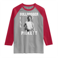 Bill Pickett Raglan Shirt Bulldogger Black Cowboy Western Legend Vintage