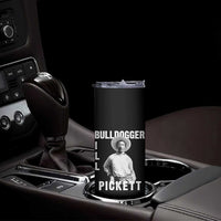 Bill Pickett Skinny Tumbler Bulldogger Black Cowboy Western Legend Vintage