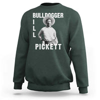 Bill Pickett Sweatshirt Bulldogger Black Cowboy Western Legend Vintage