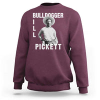 Bill Pickett Sweatshirt Bulldogger Black Cowboy Western Legend Vintage