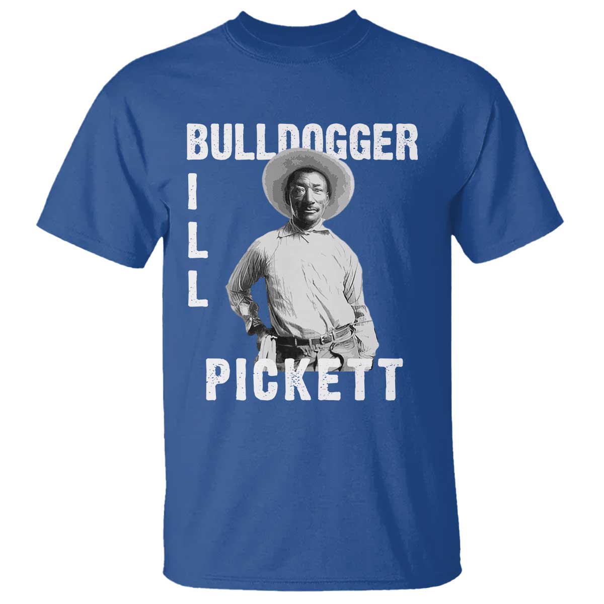 Bill Pickett T Shirt Bulldogger Black Cowboy Western Legend Vintage