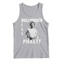 Bill Pickett Tank Top Bulldogger Black Cowboy Western Legend Vintage