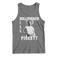 Bill Pickett Tank Top Bulldogger Black Cowboy Western Legend Vintage