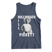 Bill Pickett Tank Top Bulldogger Black Cowboy Western Legend Vintage