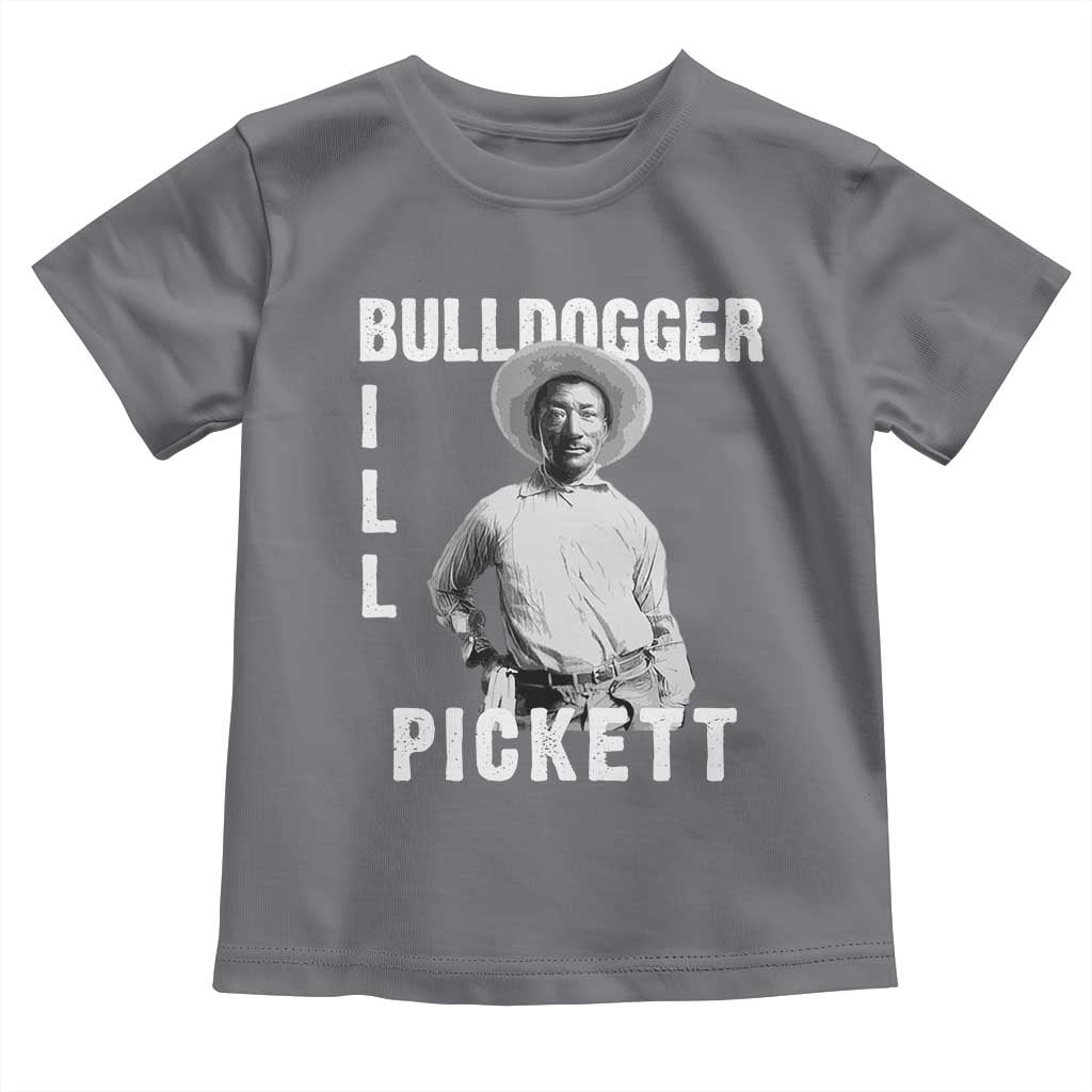 Bill Pickett Toddler T Shirt Bulldogger Black Cowboy Western Legend Vintage