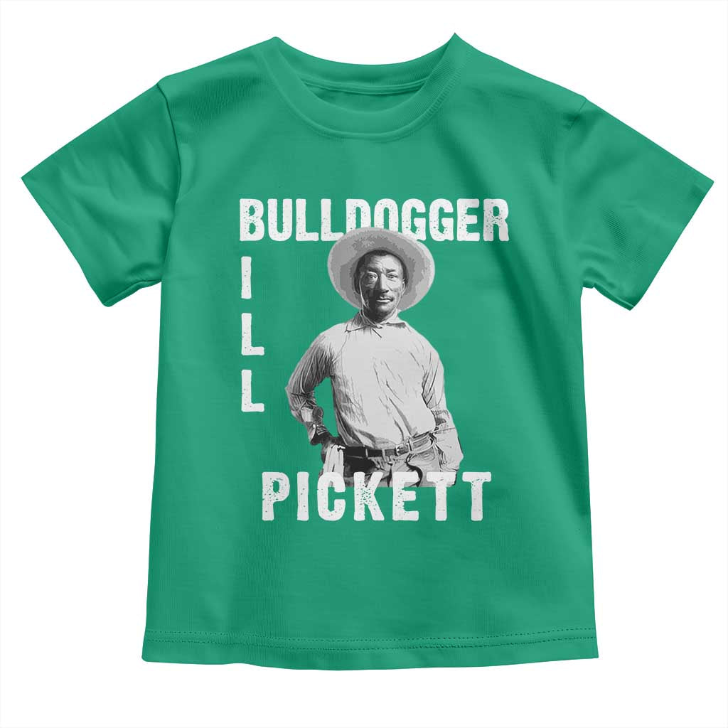 Bill Pickett Toddler T Shirt Bulldogger Black Cowboy Western Legend Vintage