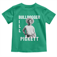 Bill Pickett Toddler T Shirt Bulldogger Black Cowboy Western Legend Vintage