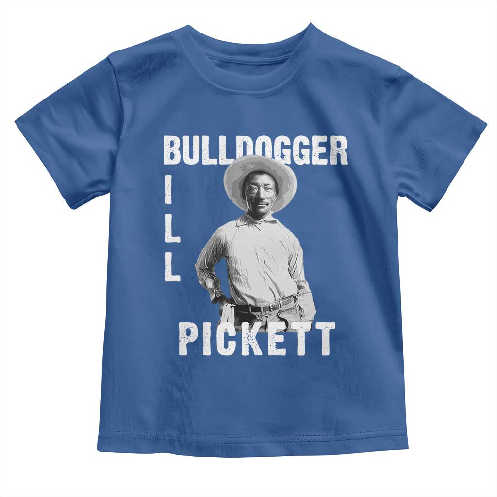 Bill Pickett Toddler T Shirt Bulldogger Black Cowboy Western Legend Vintage
